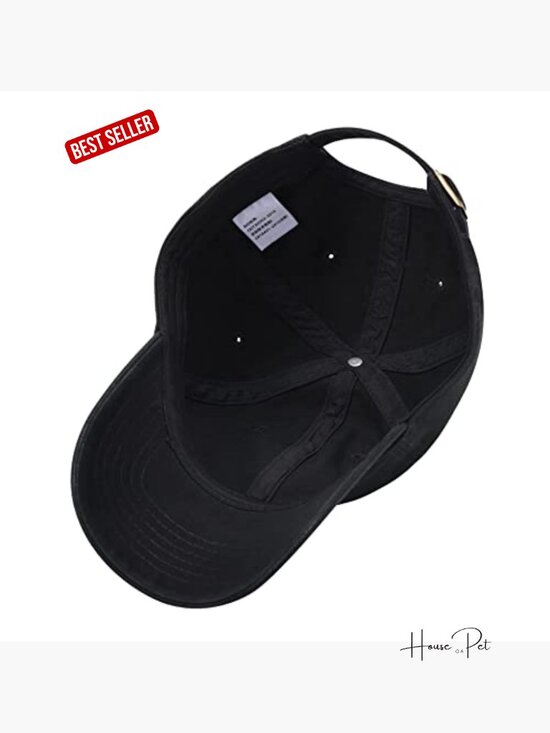 Baseball Cap - Black Cat Graphic Embroidery Adjustable Washable Cotton Unisex main image 4